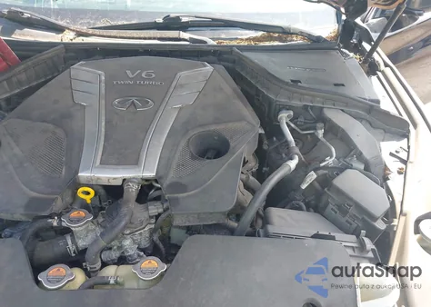 2016 Infiniti Q50 3.0T Red Sport 400 из США, поврежденный, VIN JN1FV7AR2GM450997